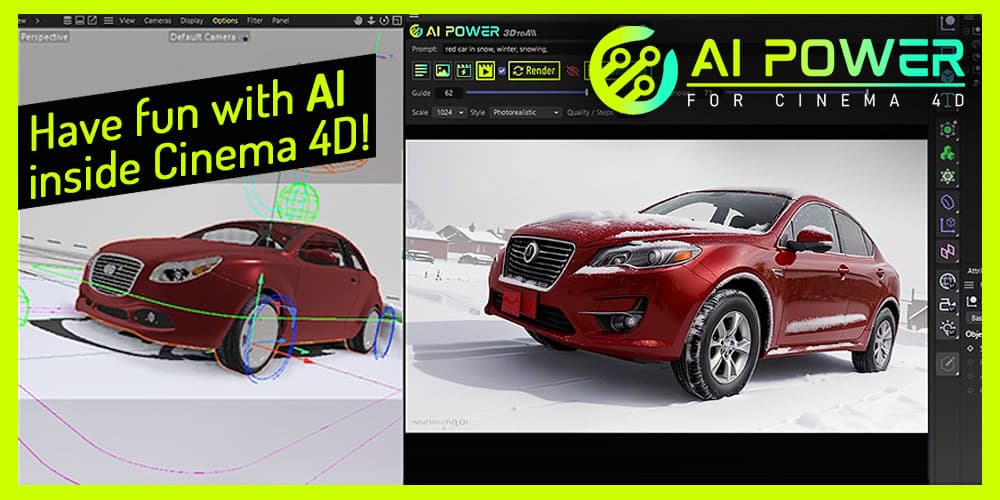 AiPower for Cinema 4D - Fun with AI in Cinema 4D
