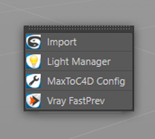 MAXtoC4D Interface 3